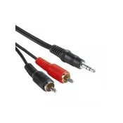 HAMA Audio Kabl 3.5mm (muški) na 2x činč (muški), 2.0m