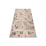 RugsX Preproga KIDDO 6111, krem ulice, gradnja za otroke, senzorična 240x330 cm, (5000308642)