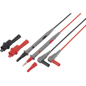 Voltcraft VOLTCRAFT TL 88-4 varnostni merilni kabel\, komplet [lamelni vtič 4 mm - testna špica] 1.80 m črna\, rdeča 1 set, (20422930)