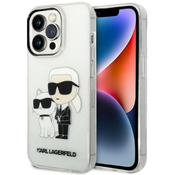 Karl Lagerfeld iPhone 14 Pro 6,1 transparent hardcase IML GLIT NFT KarlChoupette (KLHCP14LHNKCTGT)