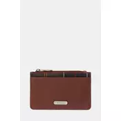 Barbour Alder Leather Card Holder — Brown Kožni etui za kartice Torbe i torbice