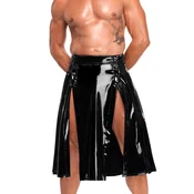 Noir Handmade H091 Empire PVC Skirt Black XXL