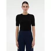 Black Womens Short Sleeve Sweater ORSAY - Womens