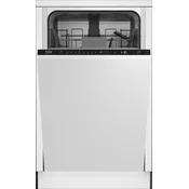 Beko BDIS 38020 Q Ugradna mašina za sudove, 10 setova