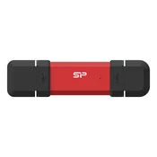 Silicon Power DS72 USB flash drive 500 GB USB Type-A /USB Type-C 3.2 Gen 2 (3.1 Gen 2) Red