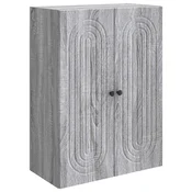 Ormar za montažu na zid Siva Sonoma 66 x 34,5 x 90 cm
