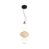 LED luster na sajli ASCOLI LED/18W/230V, precnik 20 cm, bež