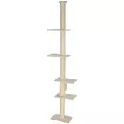 Homestar Mačje drevo stropna višina 425x265x225-275 cm krem