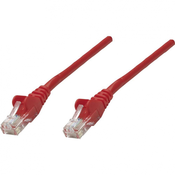Intellinet RJ45 mrežni priključni kabel CAT 6 S/STP [1x RJ45-utikač - 1x RJ45-utikač] 2 m crveni, pozlaćeni kontakti, Intellinet