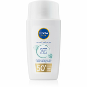 Nivea SUN Derma Skin Clear krema za lice za suncanje za nesavršenosti na licu SPF 50+ 40 ml