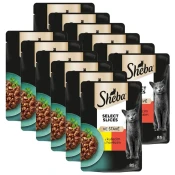 Sheba Select Slices vrecica s piletinom i govedinom u umaku 12 x 85 g