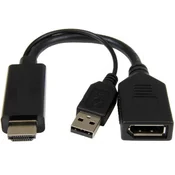 Cablexpert Adapter 4K HDMI M na DisplayPort Ž aktivni, (20442341)