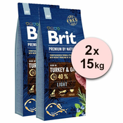Brit Premium by Nature Light 2 x 15 kg