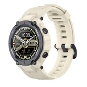 Silikonski pas Techsuit W067 za Amazfit T-Rex/T-Rex Pro - kremno bel