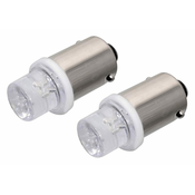 Compass Žarnica 1LED 12V Ba9s bela 2ks