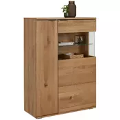Premium Living Visoka Komoda Valera, Barva Hrasta