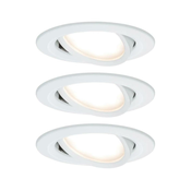 Paulmann 93485 - SET 3xLED/6W IP23 Zatemnitvena vgradna svetilka NOVA 230V