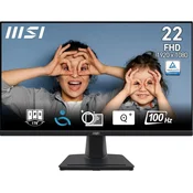 MSI monitor PRO MP225V Flat 22, 1920x1080 FHD, VA, 100Hz, 1 ms, HDMI/VGA