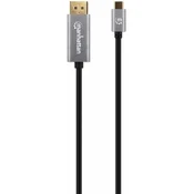 MANHATTAN USB 3.1 Type C DisplayPort 1.4 transformator Crno 2m 354844