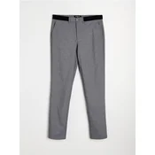 Sinsay - Chino pantalone slim fit sa dodatkom viskoze - svetlo siva