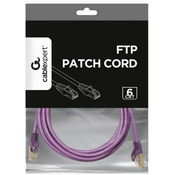 GEMBIRD PP6-3M/V Mrezni kabl/ CAT6 FTP Patch cord 3m purple