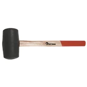 slomart Gumijasto kladivo Top Tools 400 g, 60 mm, leseni ročaj