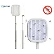 Platinet PRMB3875 2v1 električni lopar proti insektom, 5 W, beli