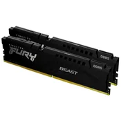 KINGSTON Fury Beast Black 64GB (2x32GB) 6000MT/s DDR5 CL38 EXPO KF560C36BBEK2-64 ram pomnilnik