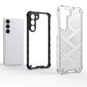 HURTEL Honeycomb etui do Samsung Galaxy S23+ pancerny hybrydowy pokrowiec czarne