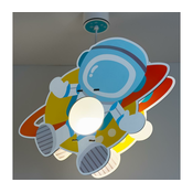 Dalber 41347 - Otroški lestenec ASTRONAUT 1xE27/15W/230V
