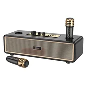 Hoco Bluetooth karaoke komplet 25 W, 6 ur, Hoco BS63, črn
