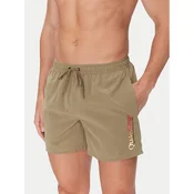 Quiksilver Kopalne hlače Spl Fineline Volley 15 EQYJV04141 Khaki Regular Fit
