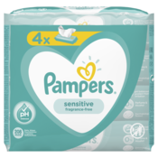 Pampers vlažne maramice sensitive 4x52 komada