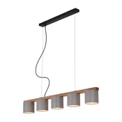 Briloner 4075-054 - Luster na sajli RHON 5xE14/25W/230V