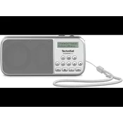 TechniSat TECHNIRADIO RDR Radio Tragbar Analog & Digital, Siva, Weiß