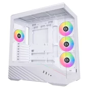 Lian Li Vector V100 PC-Gehäuse, Midi-Tower, ATX, RGB, Tempered Glass - weiß-G99.V100RW.00