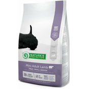 NATURES PROTECTION Suva hrana za odrasle male pse sa jagnjetinom 2kg