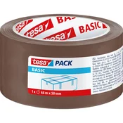 Tesa TESA BASIC ljepljiva traka za pakiranje PP široka smeda 66m x50mm