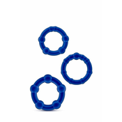 Blush Komplet-STAY HARD BEADED COCKRINGS BLUE
