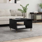 Kava Stol Crni hrast 60 x 50 x 40 cm Konstruirano drvo
