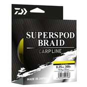 Daiwa SUPERSPOD Braid 0.25mm/14.4kg/300m Hi-Vis Yellow