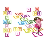 slomart Nalepke za tla Lean Toys, števke 1-10, za igro Rastko