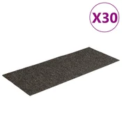 Vidaxl Preproge za stopnice samolepilne 30 kosov 60x25 cm antracitne pravokotne