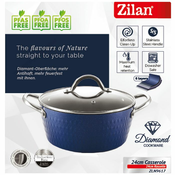 Zilan Ponev s steklenim pokrovom, 24 cm - ZLN9617