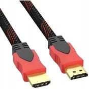 3M 2.0 HDMI kabel za TV Full HD UHD 4K 3D pleten bakreni hitri kabel