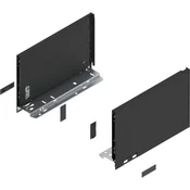 BLUM LEGRABOX pure stranica predala, višina C, NL 300, karbon črna, mat