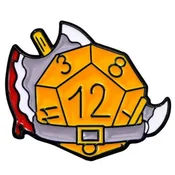 shumee Kovinski RPG DND broš - Barbarian K12