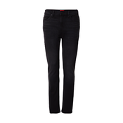 HUGO Kavbojke 708 črn denim