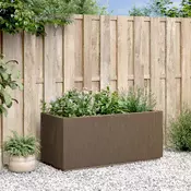 Kutija za cvijece u vrtu Smeda 80 x 36 x 35 cm PP