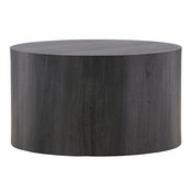 Klubska mizica Dallas 4472 (Črna) Črna, 45cm, MDF plošča, Okrogla